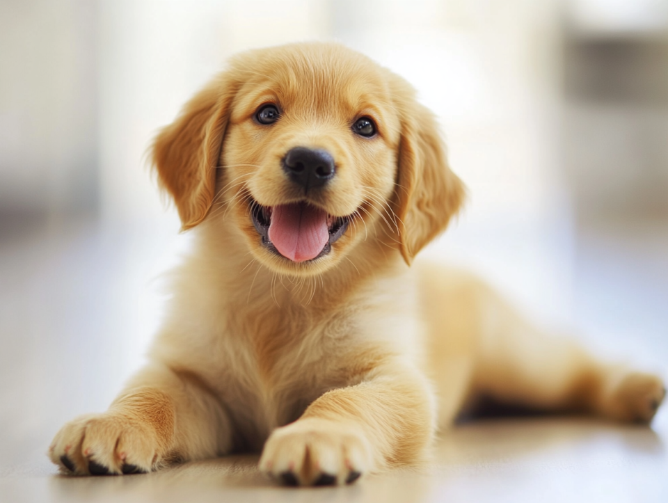 Golden retriver-valp